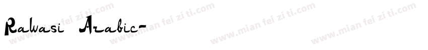 Rawasi Arabic字体转换
